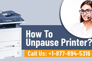 How To Unpause Printer?