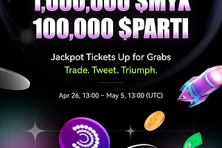 Welcome to MY MOON PARTI: Trade, Earn & Win Big on MYX!