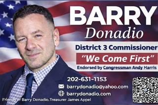 Barry Donadio For Queen Anne’s County Commissioner Fundraiser