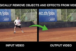 Can AI remove humans and shadows from videos?