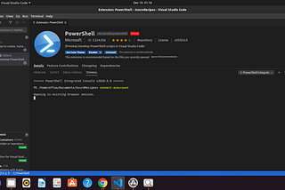 How to set up Azure PowerShell Module in VSCode on Linux in 3 simple steps.