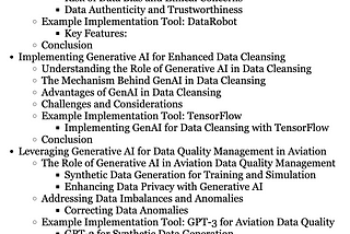 Enhancing Data Quality for Generative AI: A Comprehensive Overview