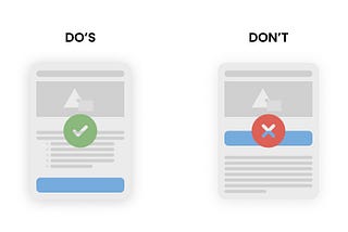 Do’s and Don’t for UI Design