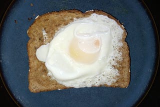 Fried Eggs without a Frying Pan