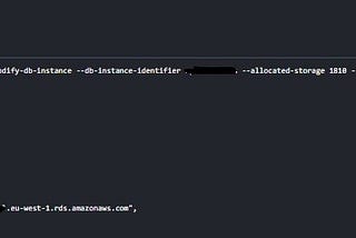 Story 8 : AWS RDS DB instance stuck in “storage-full” state
