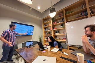 Pitching Cognixion SpeakProse AR rebrand strategy to the design team