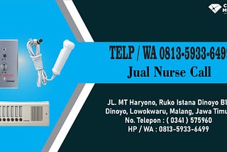 Distributor Nurse Call Bell Commax Di Kota Surabaya