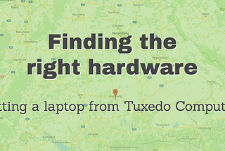 Finding the right hardware