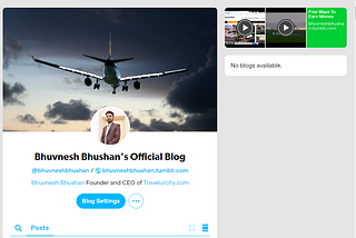 Bhuvnesh Bhushan Official Blog