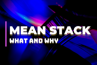 What is MEAN?