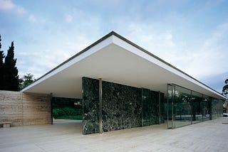 THE BARCELONA PAVILION: Bridging The Gap Between Technology and Architecture