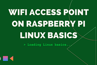 Linux configurations related to wifi hosting