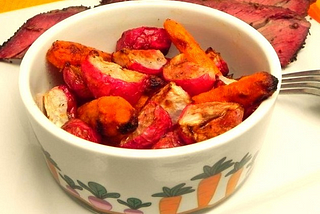 Roasted Carrots and Radishes — Side Dish — Carrots