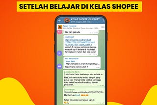 Jadi Top 1 Produk Terlaris Setelah Belajar dikelas Shopee