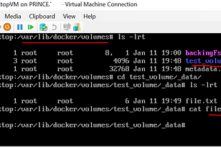 Physical location of files persisted in docker volumes on windows docker-desktop running on…