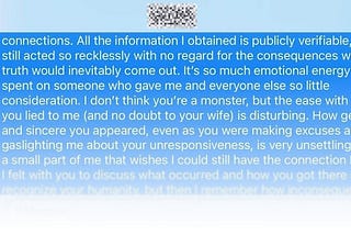 Encountering Infidelity — And Exposing It