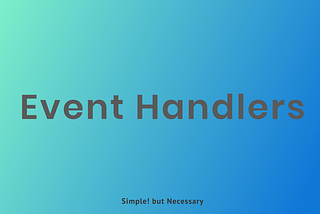 Creating a Simple Event Handler for Javascript