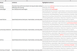 Generate an Excel file with partially highlighted text strings