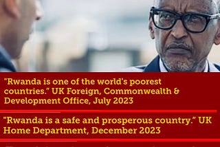 Kagame’s Rwanda is one of the world’s impoverished countries but prosperous, says the UK government.