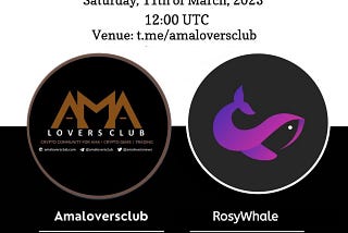 Recapitulation of RosyWhale PROJECT AMA event held at AMA LOVERS CLUB.