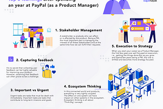Top 5 lessons after working a year at PayPal as a Product Manager