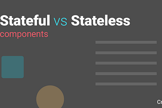 Learn Stateful and Stateless components in ReactJS