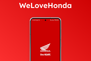 UX Writing Case Study : WeLoveHonda App Racing Page