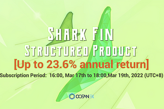 BTC Shark Fin (3/17/2021) — Earn up to 23.6% Annualized Expected Return