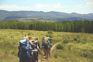 Just Kidding: Three Hikers Find a Lamp