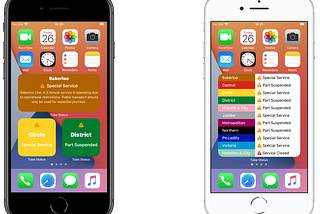 Create a Tube Status home-screen Widget for iOS 14
