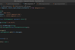 Parent ,child component Interaction in Angular