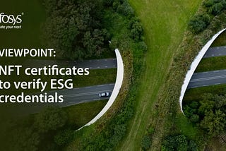 Sustainable Finance: NFT certificates to verify ESG credentials