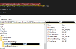 Unfolding Agent Tesla: The Art of Credentials Harvesting. Stealing WinSCP Credentials