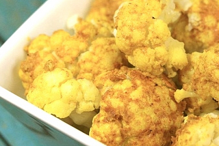 Quick Curried Cauliflower — Side Dish — Cauliflower