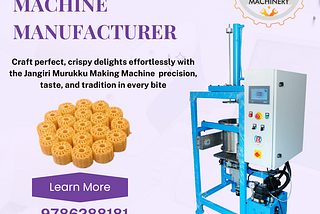 Ram Machinery - Murukku Machine Manufacturer – Medium