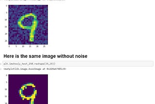 Recovering the original image from the image having noise using KNN(MNIST handwritten digit…