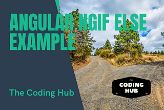 Angular NgIf Else Example