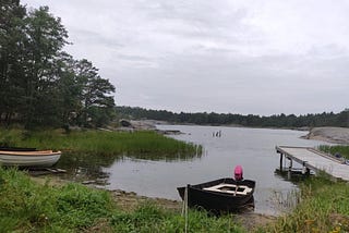 A man who deep dives into abandoned rock mines of Sweden