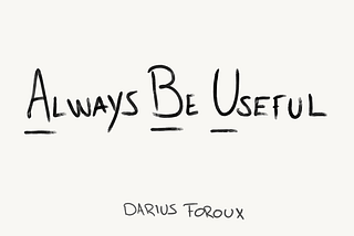 The Purpose Of Life Is Not Happiness: It’s Usefulness