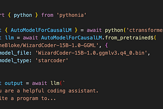 How to call Python modules from Node using Pythonia