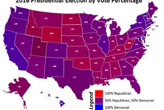 The Map is a Lie: All States are Purple