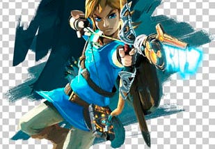 Link taking aim from The Legend of Zelda game series, Nintendo