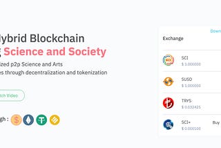 SciMatic Hybrid Blockchain — SCI Coin