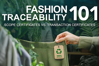 Fashion Traceability 101: Scope Certificates vs. Transaction Certificates in the Fashion Industry