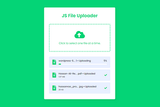 File Upload with Progress Bar HTML CSS JS & PHP