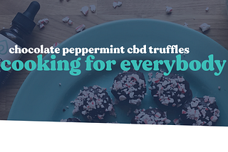 Chocolate Peppermint CBD Truffles