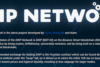 DRIP Network — passive income made easy!