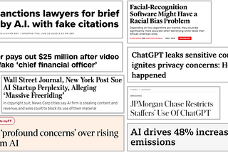 Image 1 : New headlines on AI