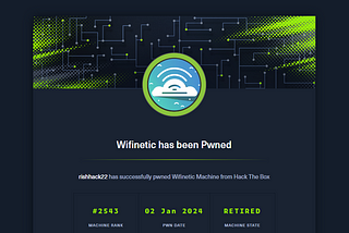 Wifinetic — HTB Machine