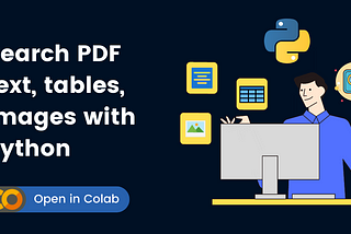 Search PDF text, images and tables with Python & CLIP